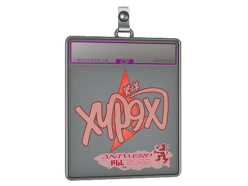 Placa de pegatinas | Xyp9x (holográfica) | Amberes 2022