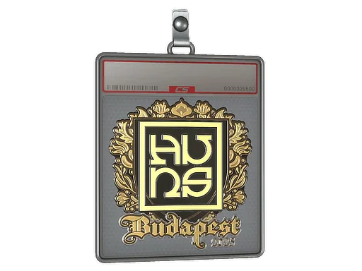 Placa de Adesivo | The Huns (Dourado) | Budapeste 2025