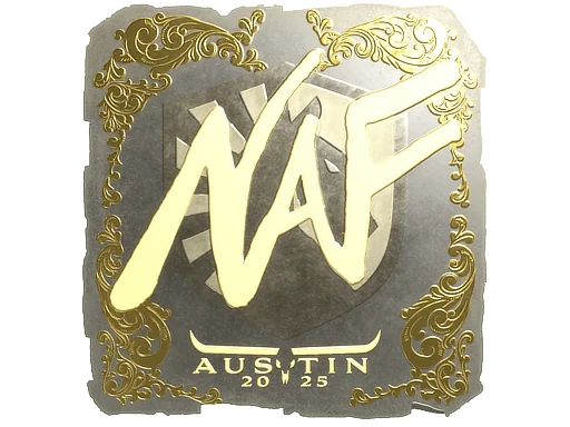 Adesivo | NAF (Dourado) | Austin 2025