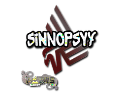 Klistermärke | sinnopsyy (glitter) | Paris 2023