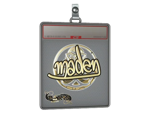 Klistermärkesfodral | maden (Guld) | Paris 2023