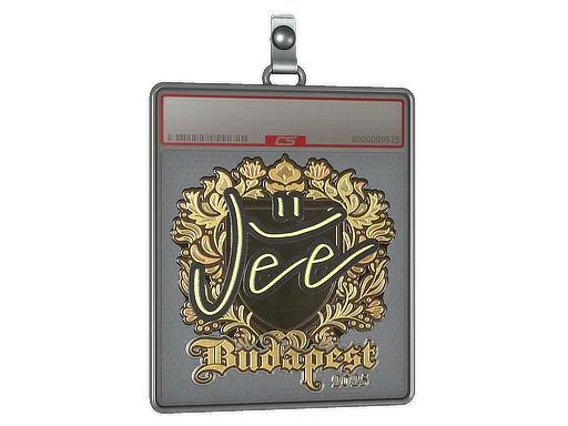 Placa de Adesivo | Jee (Dourado) | Budapeste 2025