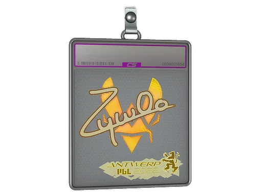 Placa de pegatinas | ZywOo (holográfica) | Amberes 2022