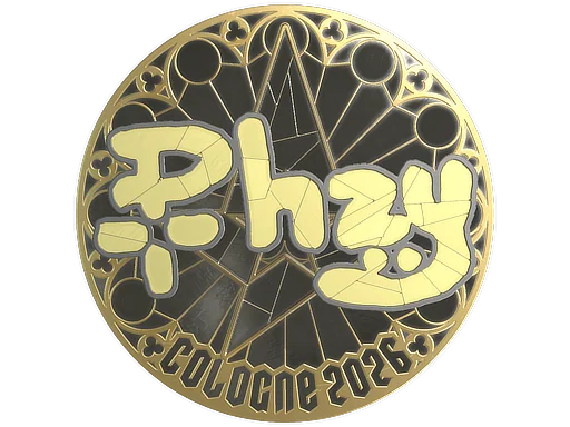 Aufkleber | phzy (Gold) | Köln 2026