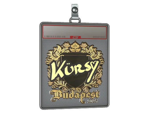 印花板 | Kursy（金色）| 2025年布达佩斯锦标赛