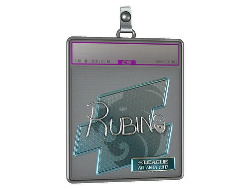 Placa de pegatinas | RUBINO (reflectante) | Atlanta 2017