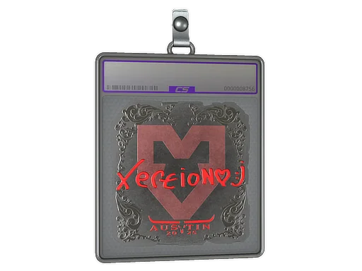 Placa de pegatinas | xertioN (reflectante) | Austin 2025