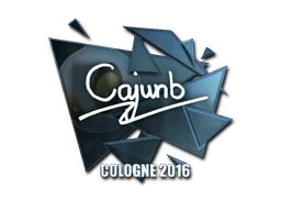 Klistermärke | cajunb (Foil) | Cologne 2016