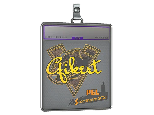 Placa de Adesivo | Qikert (Holográfico) | Estocolmo 2021