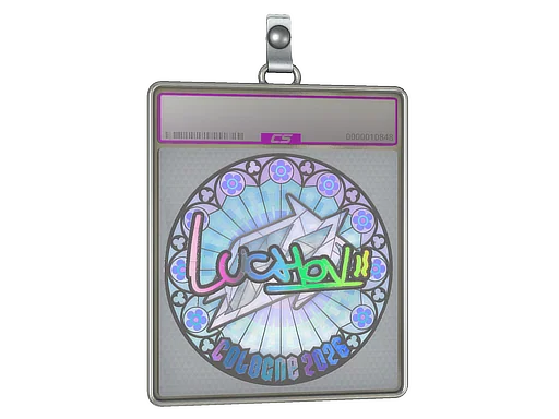 Placa de pegatinas | luchov (holográfica) | Colonia 2026