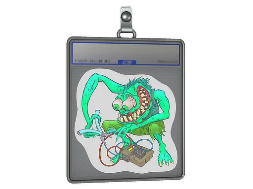 Placa de Adesivo | Bombarão — Verde