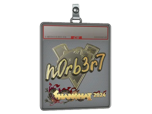 Aufkleberhülle | n0rb3r7 (Gold) | Shanghai 2024