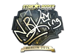 Aufkleber | NBK- (Gold) | Berlin 2019