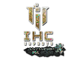 Klistermärke | IHC Esports (Glitter) | Antwerp 2022