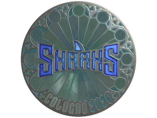 Pegatina | Sharks Esports (reflectante) | Colonia 2026