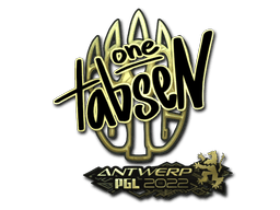 Sticker | tabseN (Gold) | Antwerp 2022