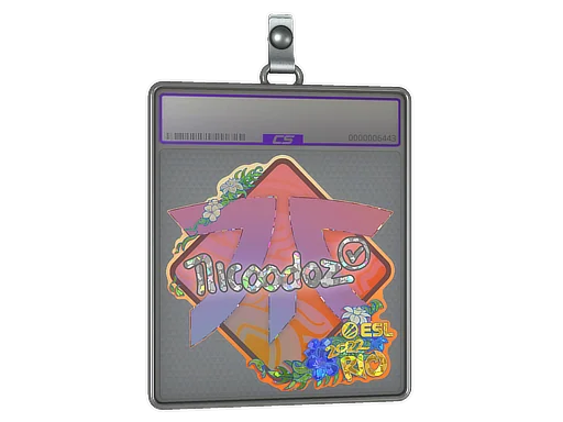 Placa de pegatinas | nicoodoz (purpurina) | Río 2022