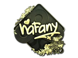 Pegatina | nafany (dorada) | Río 2022