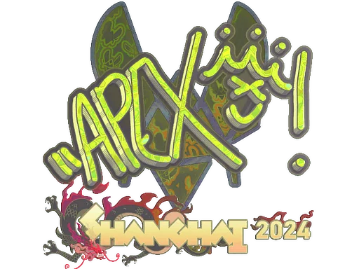 Klistermärke | apEX (holo) | Shanghai 2024