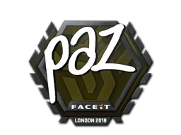 Klistermärke | paz | London 2018