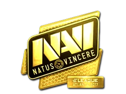 Klistermärke | Natus Vincere (Guld) | Atlanta 2017