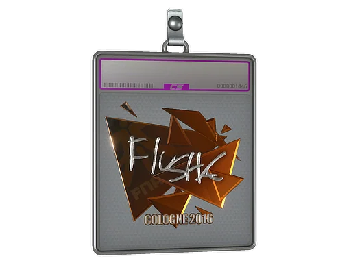 Klistermärkesfodral | flusha (Foil) | Cologne 2016