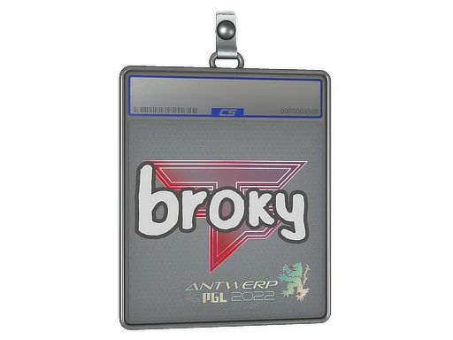 Placa de Adesivo | broky | Antuérpia 2022