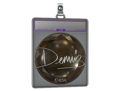 Placa de Adesivo | dennis (Brilhante) | Katowice 2019