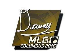 Pegatina | DAVEY | MLG Columbus 2016