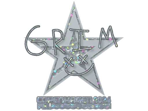 Sticker | Grim (Glitter) | Copenhagen 2024