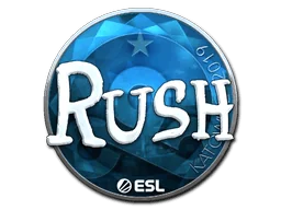 Aufkleber | RUSH (Glanz) | Kattowitz 2019