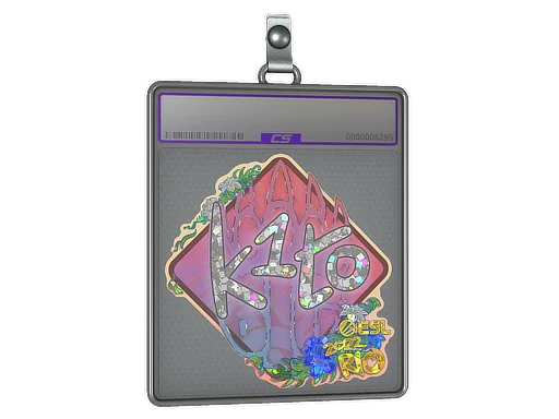 Placa de Adesivo | k1to (Purpurinado) | Rio 2022