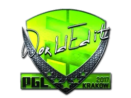 Klistermärke | WorldEdit (Foil) | Krakow 2017