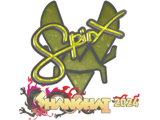 Aufkleber | Spinx (Glitzer) | Shanghai 2024