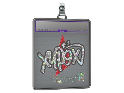 Placa de pegatinas | Xyp9x (purpurina) | Amberes 2022