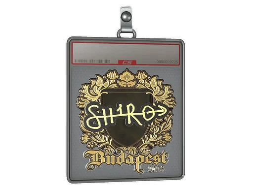 Sticker Slab | sh1ro (Gold) | Budapest 2025