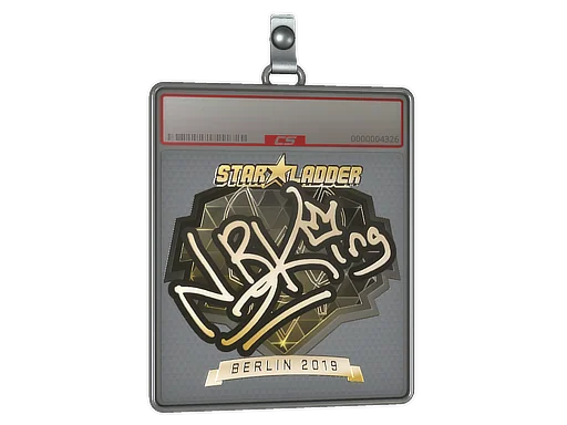 Aufkleberhülle | NBK- (Gold) | Berlin 2019