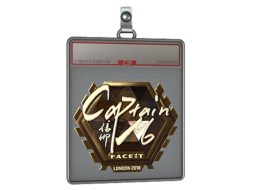 Sticker Slab | captainMo (Gold) | London 2018