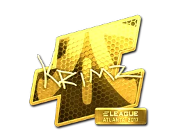 Adesivo | KRIMZ (Dourado) | Atlanta 2017
