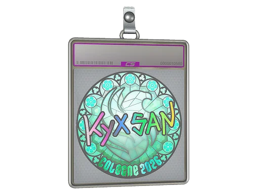 Placa de pegatinas | kyxsan (holográfica) | Colonia 2026