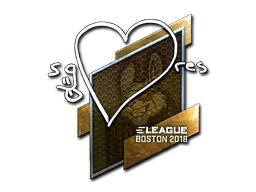 Klistermärke | seang@res (Foil) | Boston 2018