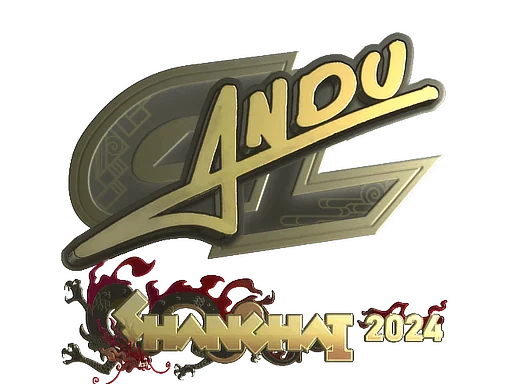 Aufkleber | aNdu (Gold) | Shanghai 2024