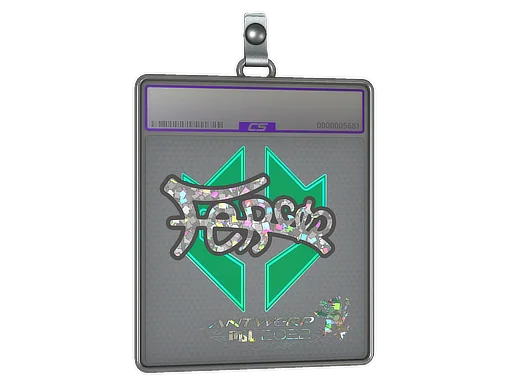 Sticker Slab | fer (Glitter) | Antwerp 2022