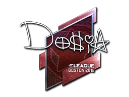 Klistermärke | Dosia (Foil) | Boston 2018