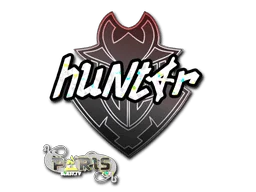 Aufkleber | huNter- (Glitzer) | Paris 2023
