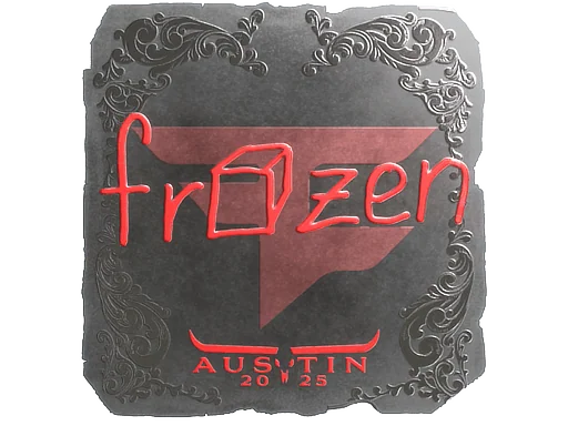 Naklejka | frozen (foliowana) | Austin 2025