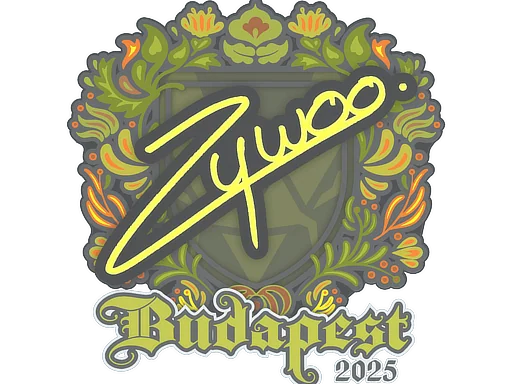 Naklejka | ZywOo | Budapeszt 2025