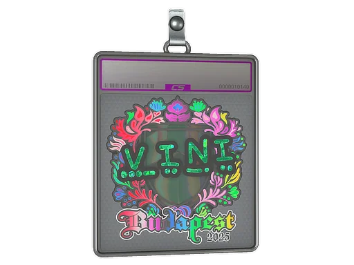 Sticker Slab | VINI (Holo) | Budapest 2025