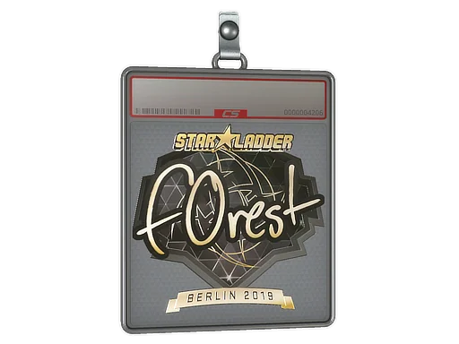 Aufkleberhülle | f0rest (Gold) | Berlin 2019