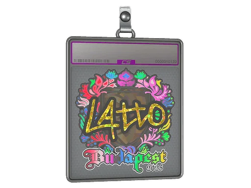 Sticker Slab | latto (Holo) | Budapest 2025